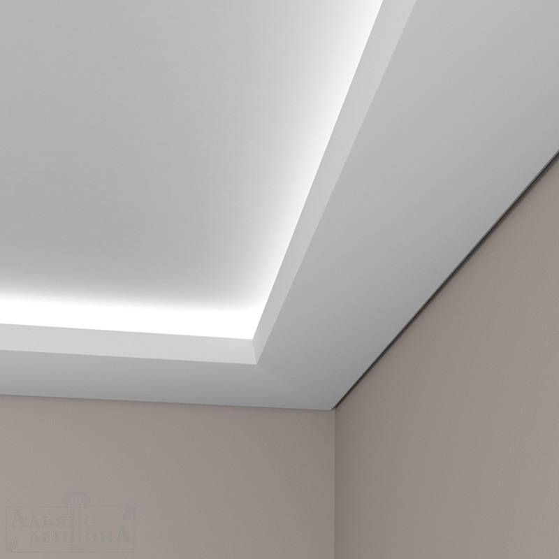 Потолочный плинтус с подсветкой. подрезка углов и монтаж на стену. выбор, подключение и монтаж подсветки