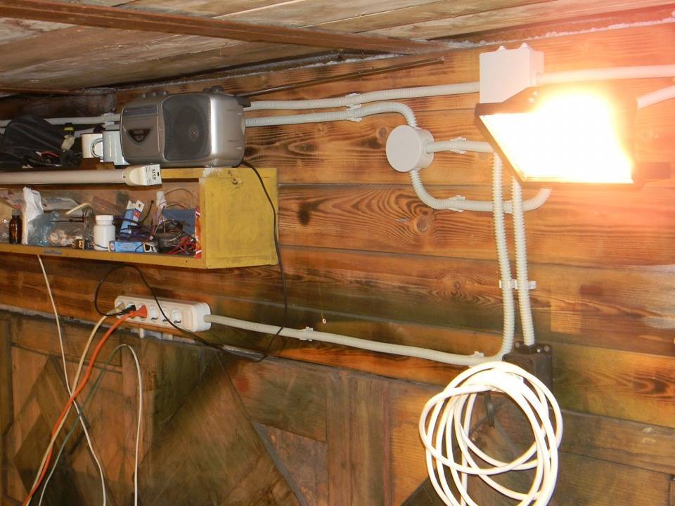 Как развести и смонтировать проводку в гараже ⋆ электрик дома