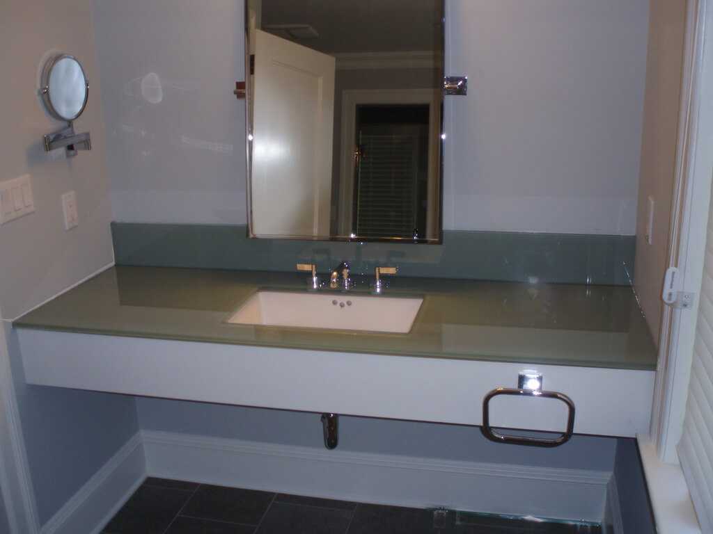 Столешница в ванную под раковину: выбор и самостоятельное изготовление