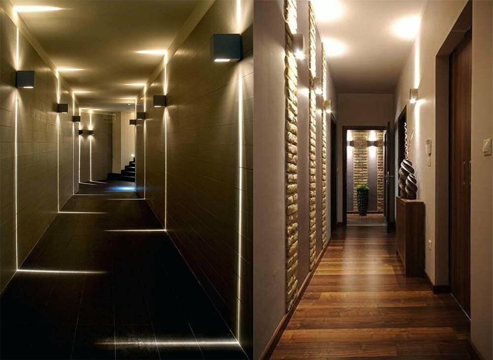 Как обустроить освещение потолка в коридоре своими руками: фото и видео-инструкция
