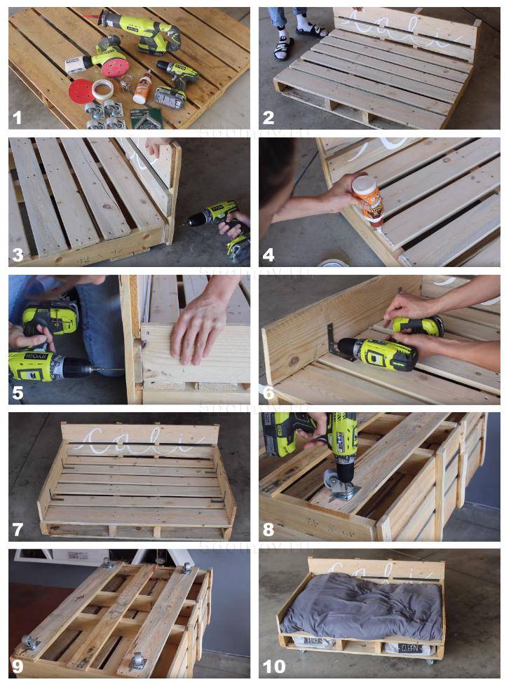 Мебель из поддонов своими руками (140 фото) — пошаговая инструкция, схемы, чертежи, готовые решения