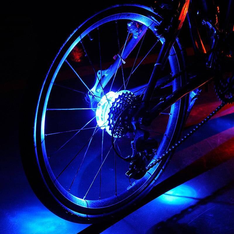 Подсветка велосипеда светодиодной лентой: инструкция, фото