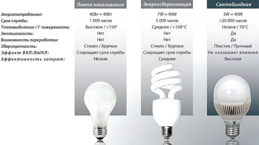 Энергосберегающие лампы: основные характеристики и разновидности
