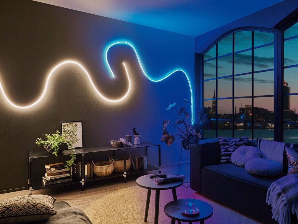 Неоновая подсветка: освещение для комнат и квартир с использованием неона > свет и светильники