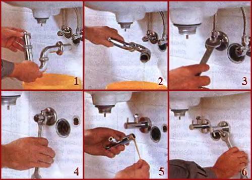Правильная установка смесителя в ванной своими руками