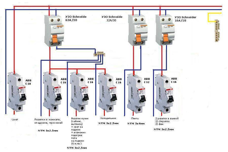 Критерии выбора и правила подключения узо для водонагревателя - точка j