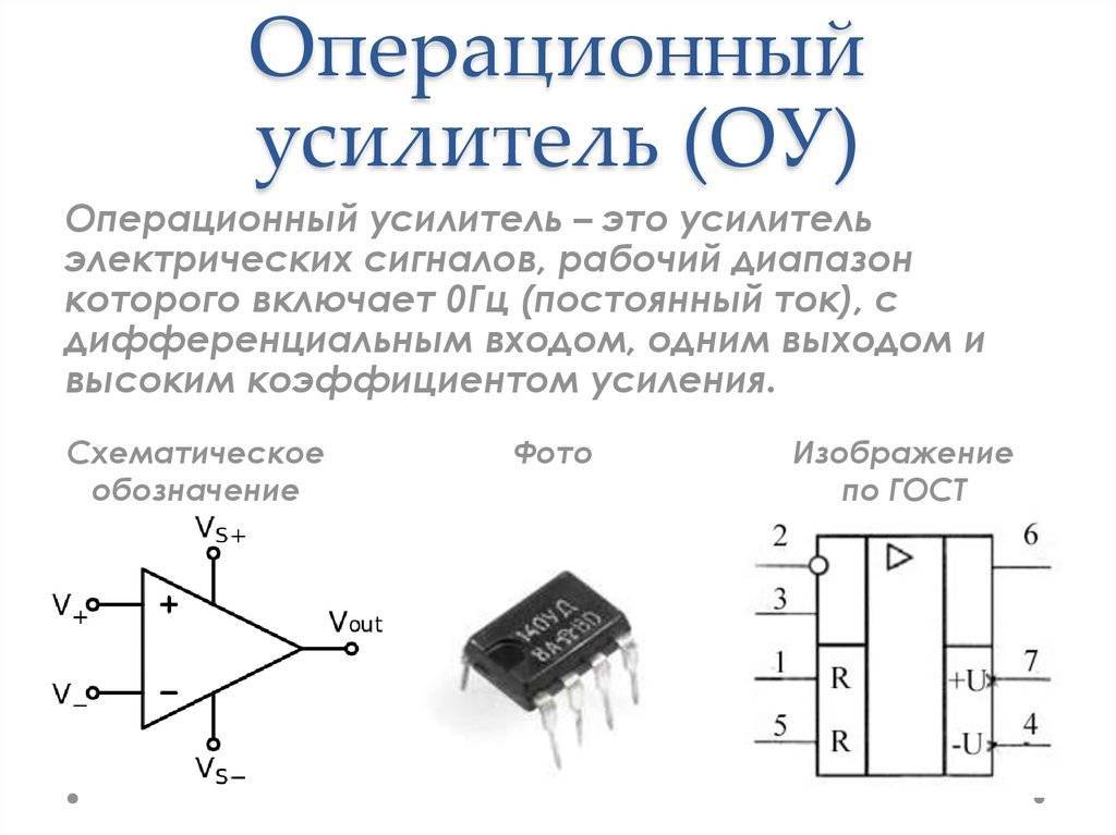 Схемы включения операционных усилителей | homeelectronics