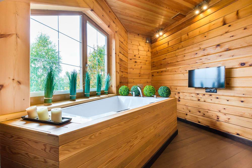 Ванная комната в деревянном доме своими руками | онлайн-журнал о ремонте и дизайне