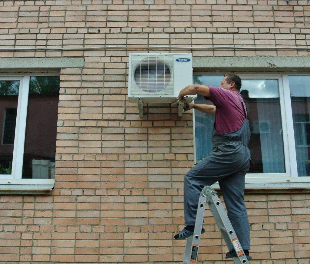 Крепление кондиционера на вентилируемый фасад - строительный журнал palitrabazar.ru