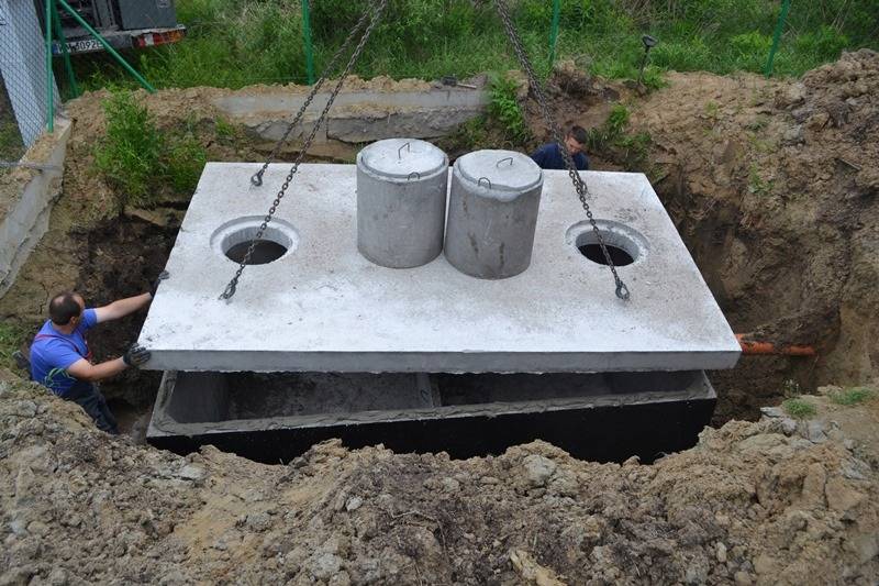 Монолитный бетонный септик для дачи своими руками: устройство септика из бетона - строительство и ремонт
