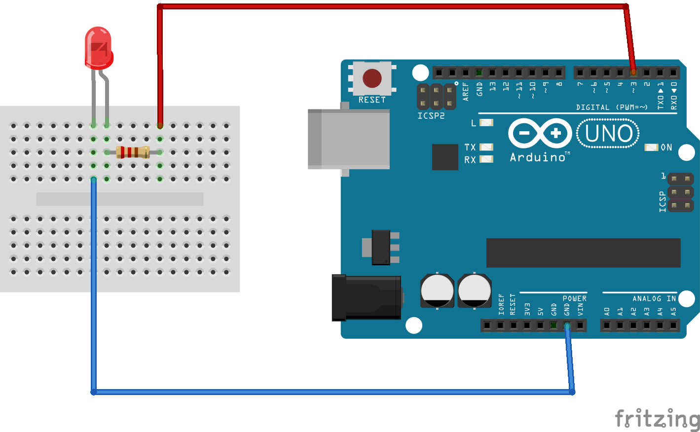 Arduino мигание светодиодом на плате » ардуино уроки