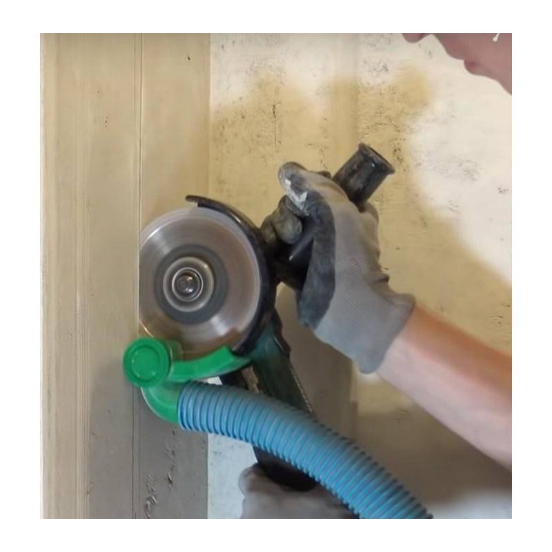 Универсальная насадка на болгарку для штробления стен — Mechanic Air Duster.