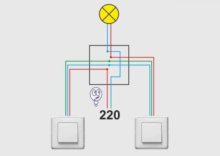 Схема перекидного выключателя – советы электрика