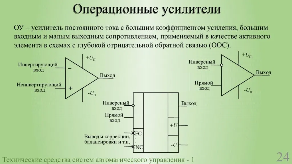 Принцип работы усилителя схема