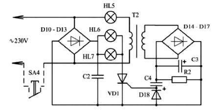 Управление люстрой по двум проводам: схемы с использованием полупроводников и реле