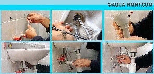 Крепление раковины к стене в ванной — пошаговое видео и фото – ремонт своими руками на m-stone.ru