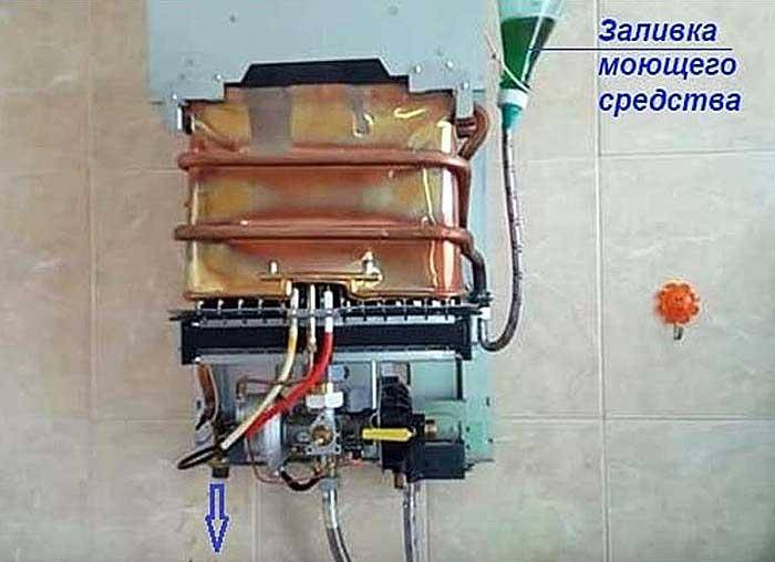 Как почистить газовую колонку от накипи и копоти своими руками