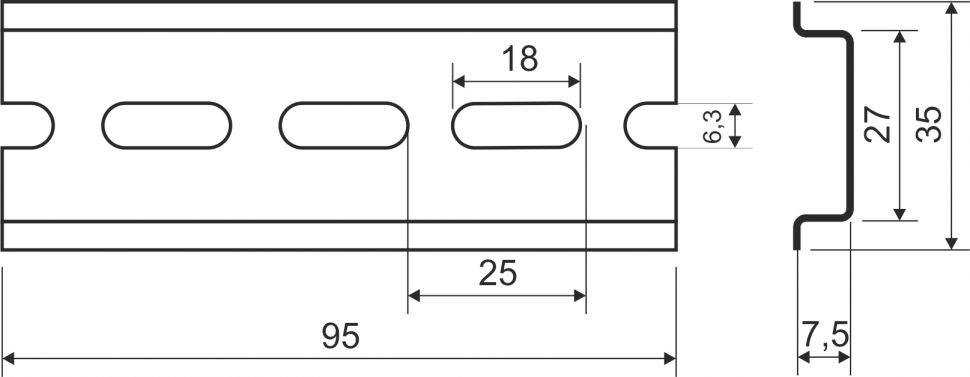 Ширина автомата 1 din: описание дин-рейки, расстояние между din-рейками в щитке