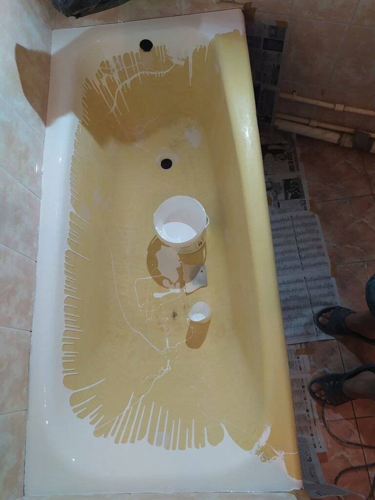 Реставрация ванн жидким акрилом: как правильно покрыть старую ванну новой эмалью