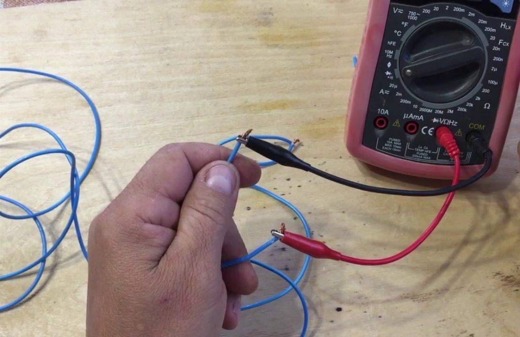 Как прозванивать провода мультиметром на обрыв