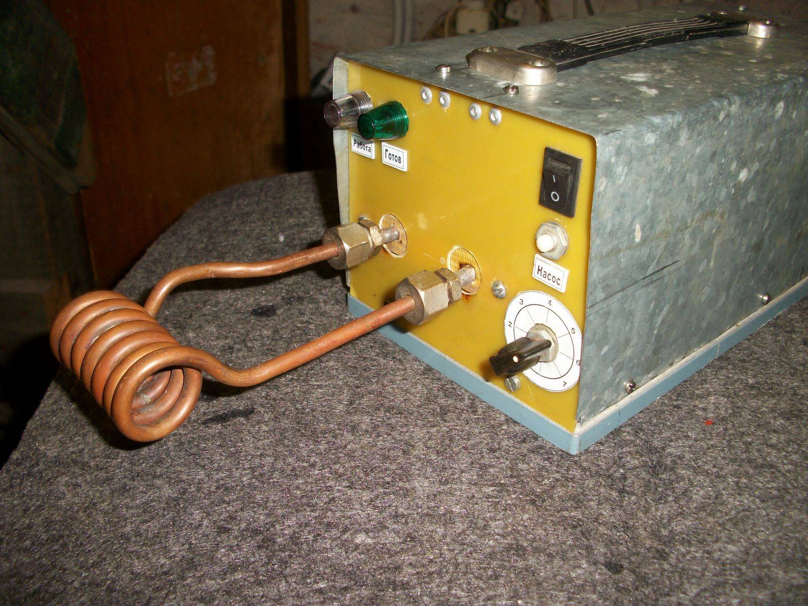 Индукционный нагреватель из сварочного инвертора, сделанный своими руками