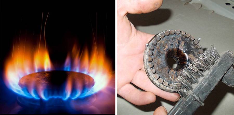 Газовая плита коптит — почему и что делать
