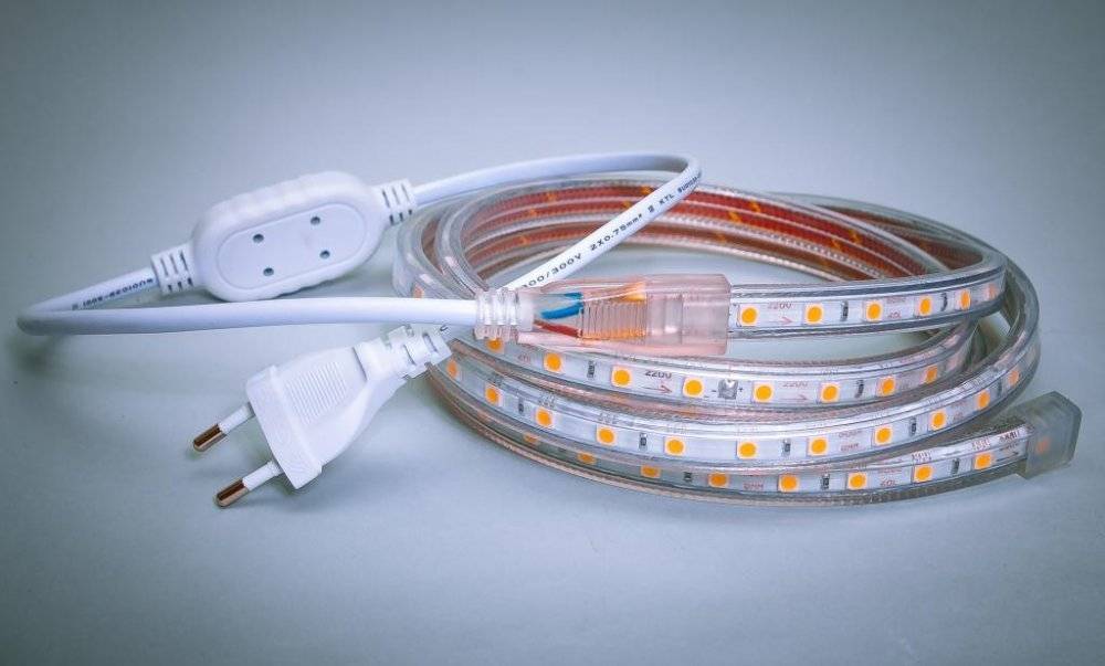 Схема подключения светодиодной ленты 220в к сети: правильный монтаж подсветки