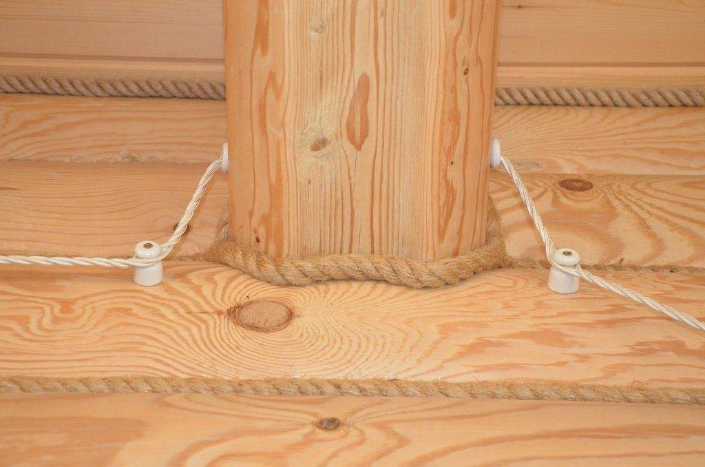 Ретропроводка (наружная) в деревянном доме своими руками: монтаж под старину