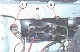 схема подключения задних фонарей ваз 2106