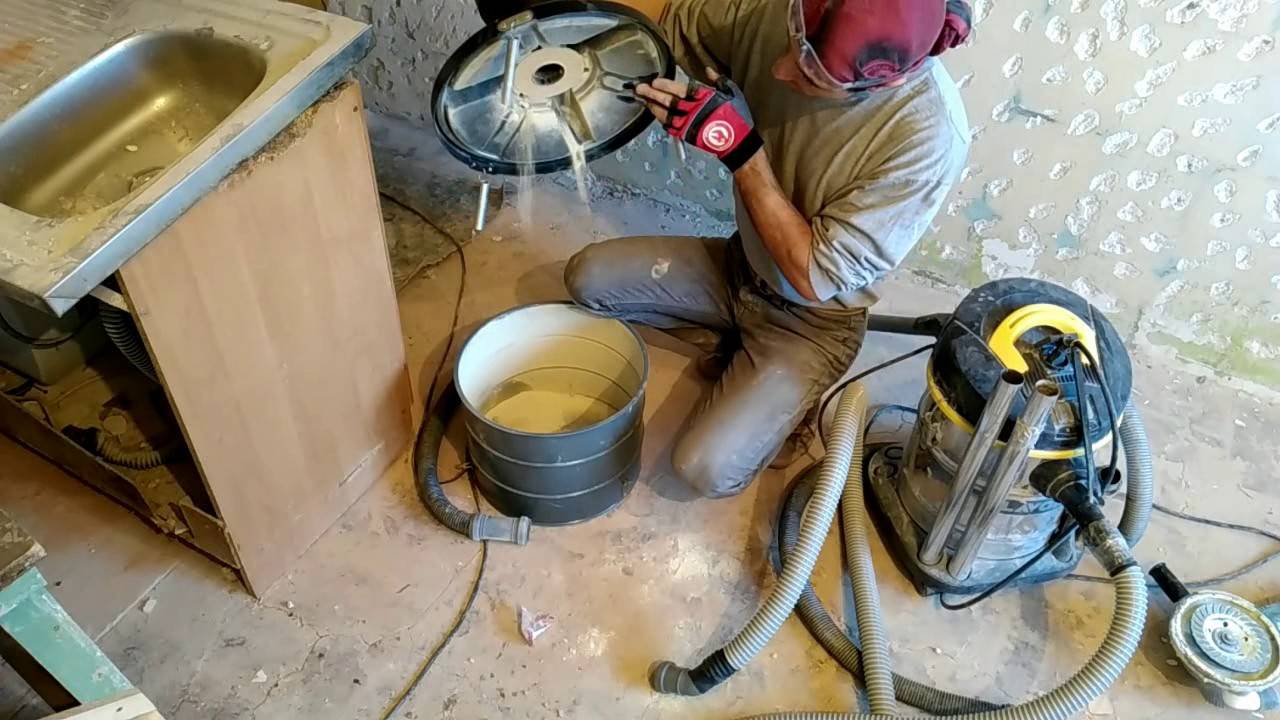 Самодельный строительный пылесос своими руками для гаража