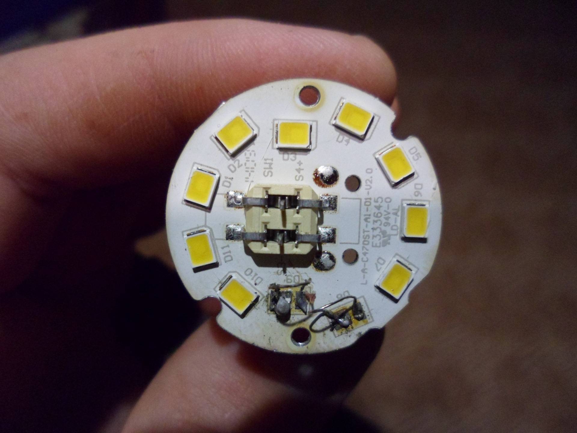 Как разобрать светодиодную лампу на 220, e27, e14 и g13 в домашних условиях
