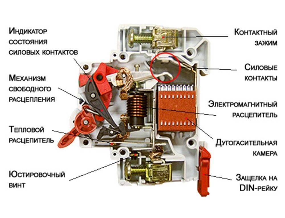 Тепловая защита автоматического выключателя