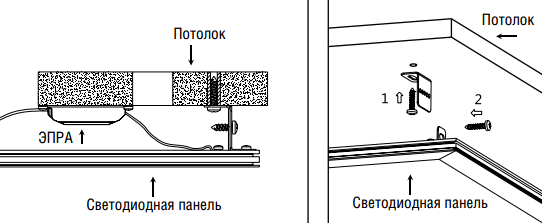 Установка светильников в натяжной потолок: правила монтажа