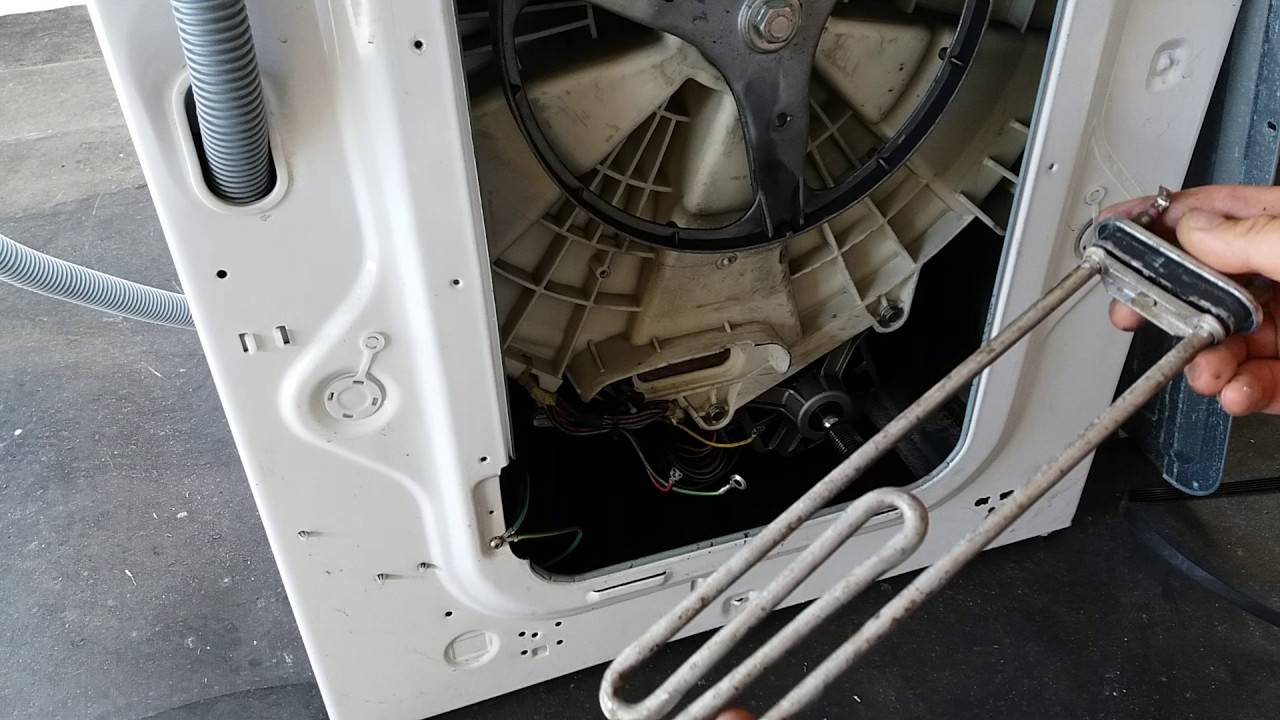 Как заменить тэн на стиральной машине