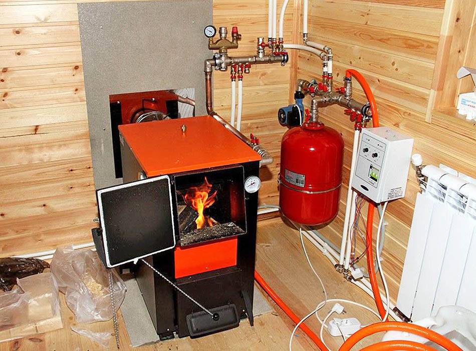 Отопление частного дома без газа и электричества: возможные варианты