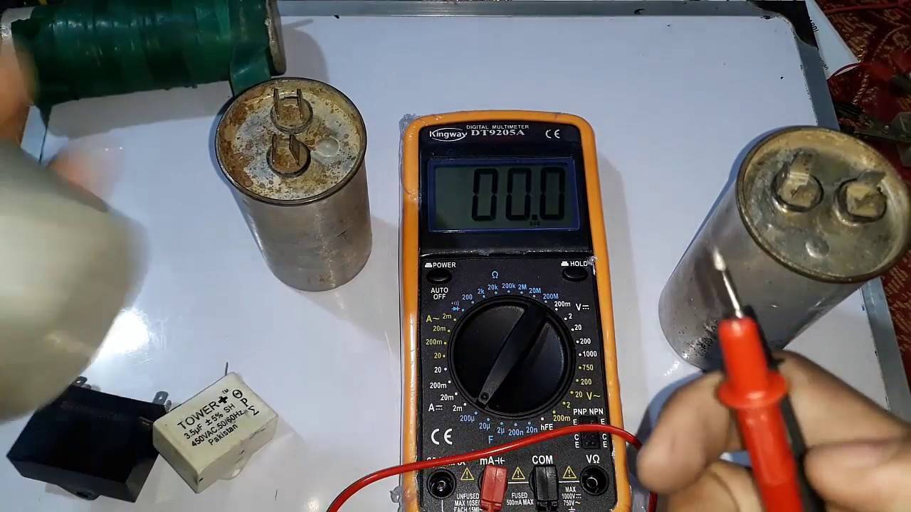Как проверить конденсатор мультиметром или тестером