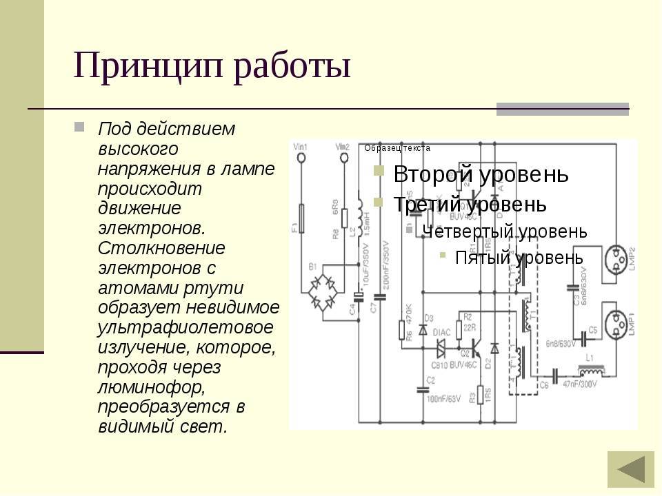 Газоразрядная лампа, устройство и принцип работы ламп, классификация