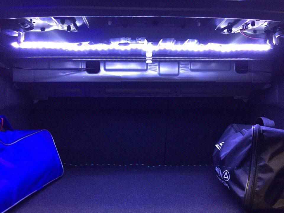 Как подключить и установить светодиодную ленту в машине