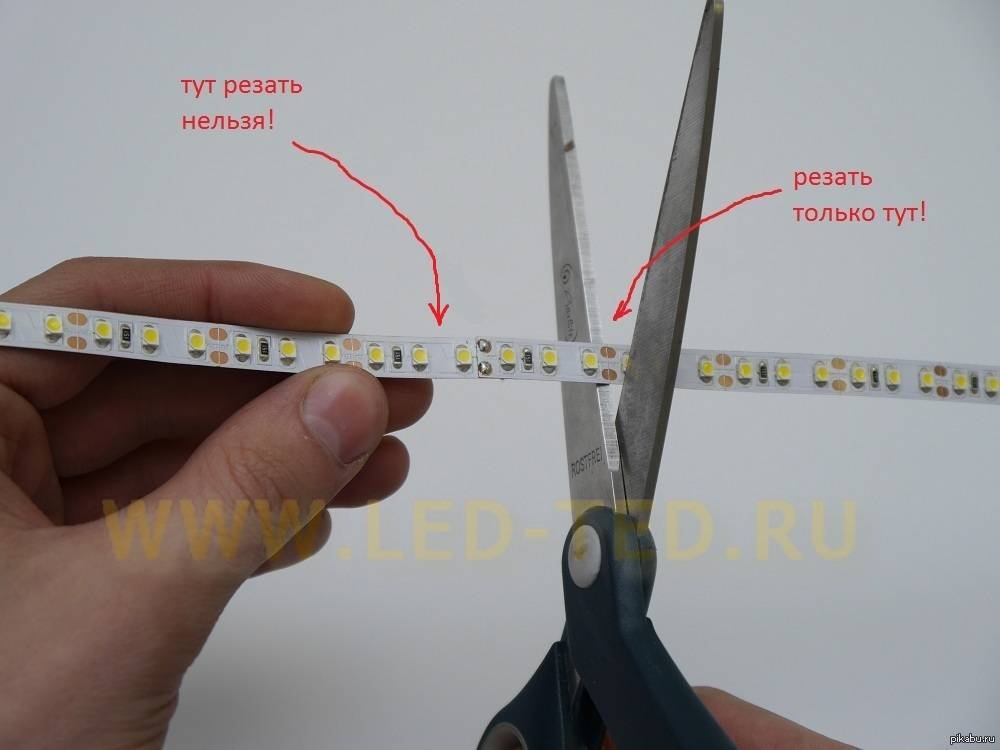 Как подключить светодиодную ленту — 3 ошибки, схема и правила для лент вольт