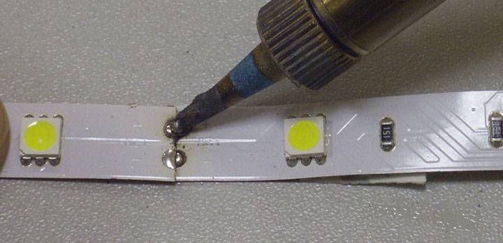 3 вида коннекторов для соединения светодиодной ленты без пайки.