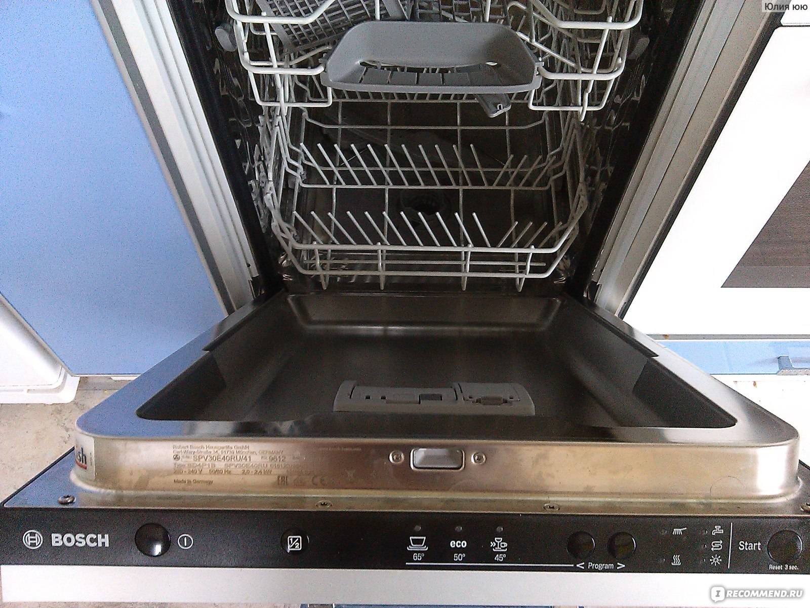 Обзор посудомоечной машины bosch spv47e30ru: характеристики, плюсы и минусы - все об инженерных системах